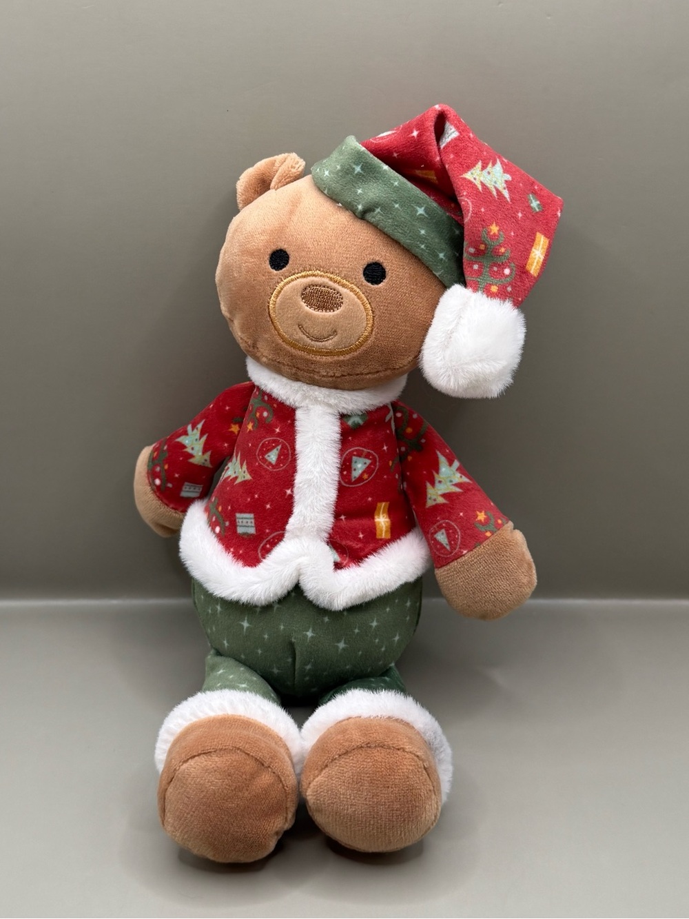Mary Meyer Loosey Goosey Holiday Baby Bear Plush Stuffed Animal